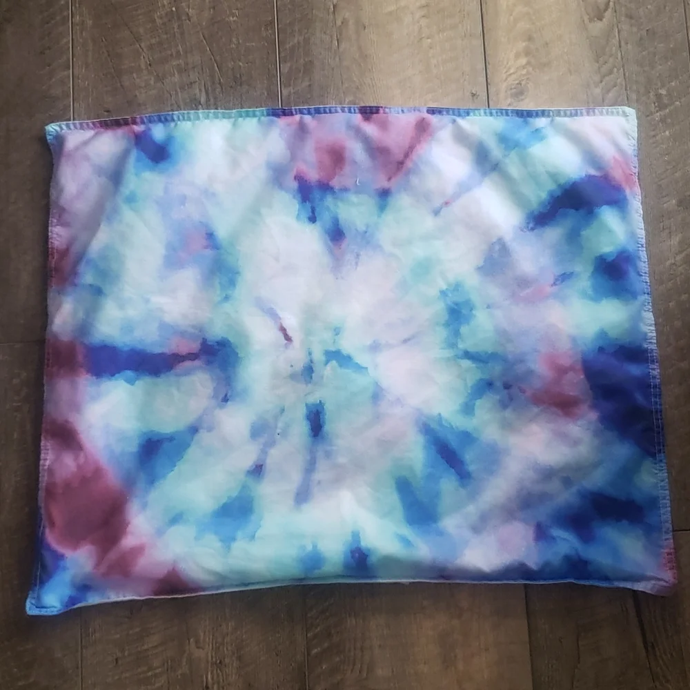 Twin Ivory Ella Izzie Tie Dye Comforter cover Duvet cover + One Standard sham